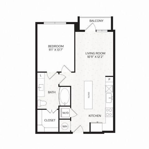 Aura Avant Apartments in Lewisville, Texas A1.1 Floor Plan